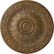 Ekena Millwork Lunel Ceiling Medallion (Fits Canopies up to 3 3/4"), Hnd-Painted Rubbed Bronze, 20 1/4"OD x 1 1/2"P CM20LURZS - alternate 1